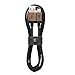 Produktbild Woodcessories - Kabel kompatibel mit Apple Lightning Produkten aus Holz & Nylon - EcoCable (Walnuss/Schwarz)