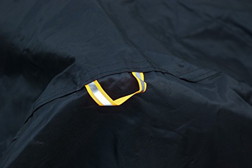 BTR strapazierfähige Fahrradgarage, Schutzbezug oder Abdeckplane, wasserfest, geeignet für Fahrräder und Scooter. Hochqualitatives Polyester Oxford Material, schwarz, 21D Oxford Material. Zur Unterbringung von bis zu 2 Fahrrädern - 5