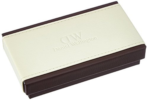 Daniel-Wellington-Herren-Armbanduhr-Analog-Quarz-One-Size-wei-blaurot