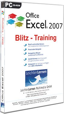 Preisvergleich Produktbild Excel 2007 Blitz-Training LeichterLernen Multimedia Seminar