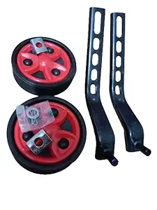 Bike 24 automobile Stainless Steel Fore, Kid Cycle Side Supporting Wheel (Multicolor)
