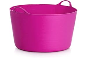 ‎RED HOG RED HOG Flexi Container Bechälter Für Haus, Garten, Gebäude, Super Stark, Mehrzweck, Griffe Haltbarkeit: 120 kg (Fuchsie, 55L)