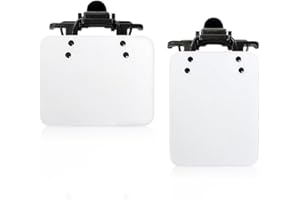 iKALULA 2 Pcs Shooting Glasses Patch, Internationaler Standard Schießbrillen Aufnäher, Schiessbrille für Sportschützen Patches, Okkluder-Clip Für Brille, Shooting, Blinders, Zielhilfe (Transluzent)