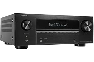 Denon AVC-X3800H Amplificateur Home Cinéma 9,4 Canaux avec Dolby Atmos, DTS:X, Auro-3D, 8K Ultra HD, HEOS Multiroom, Bluetooth, AirPlay 2, Compatible Alexa - Noir