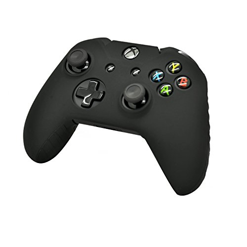 Preisvergleich Produktbild iprotect Silikon Schutzhülle für Microsoft Xbox One Controller Skin in Schwarz