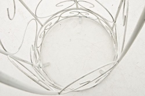 CLP XXL Metall-Rosenbogen TOSKANA, extra breit = 250 cm, Höhe 292, Tiefe 45 cm antik weiß - 8