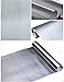 Produktbild Schälen und Stick Edelstahl gebürstet Kontakt Papier Folie, selbstklebend, Vinyl Regalen zum Abdecken Duett Ofen Geschirrspüler Pantry Geräte 60 x 300 cm silber