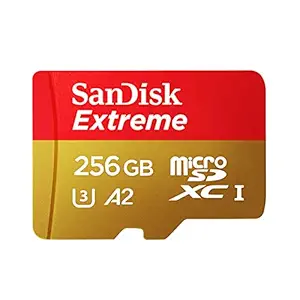 Homgee SDSQXA1-256G-ZN6MA Extreme Card 256GB TF Card U3 V30 C10 4K A2 Memory Card 160MB/s Read 90MB/s Write