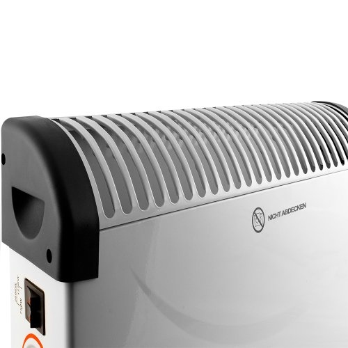 Heizgerät mit Frostwächter 12Std Timer 2000W Konvektor Heizer Radiator Heater Elektrische Heizung Elektroheizung - 4