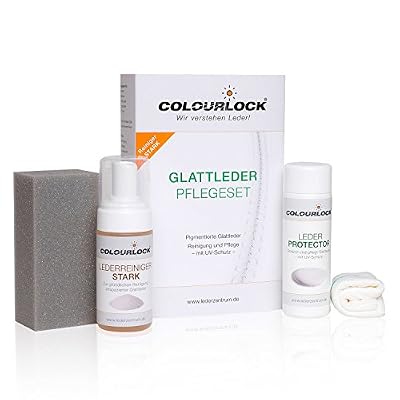 Colourlock Kit de produits d'entretien puissants pour cuir lisse