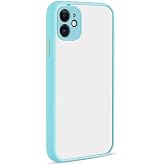 GGM GİYİM & AKSESUAR iPhone 11 ile Uyumlu Arka Kısmı Mat Şeffaf Yapıya Sahip Kenarları Silikon Tpu Malzemeden &Uuml;retilmiş Renkl