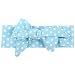Imported Kids Baby Girls Bow Headband Hair Band Headwear LightBlue Polka Dot RS.405.00