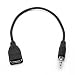 Produktbild XJoel 3,5 mm Stecker AUX Audio Plug Jack zu USB 2.0 Buchse Konverter-Kabel-Schnur-Auto-MP3