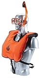 Akona Hi-viz Junior Snorkel Vest with Oral Inflator, Orange