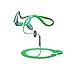 Price comparison product image Urbanz Sportz Premium Lightweight Neckband Sweatproof Running Sports Headphones with Volume Control and Adjustable Clip (Green)