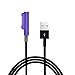 Produktbild iProtect Magnet USB Ladekabel schwarz lila für Sony Xperia Z1 L39h, Z Ultra XL39h, Z1 Compact, Z2, Z3, Z3 Compact