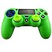 Produktbild Stillshine Design PS4 Aufkleber Schutzfolie Skin Set styling für Sony Playstation 4 PS4 Slim PS4 Pro Dualshock Controller x 1 + Thumb Grips x 2 (Green)