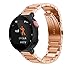 Produktbild Garmin Forerunner 220 230 235 630 620 735 Armband,SongNi® Luxury Fashion Stailess Steel Wrist Armband Bracelet Replacement Strap for Garmin Forerunner 220 230 235 630 620 735(Rose Gold Stailess Steel)