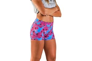 BB BANBROKEN BANBROKEN Short Pantaloni Corti Sportivi Colorati per Fitness Donna, Palestra, Crossfit, calistenia, Weightlifting, Yoga. Multicolore