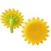 Produktbild DDG EDMMS Sunflower Form Milchschorf Bürste Silikon-Kopfmassage Bürste mit Saugnapf Design Baby trockene Haut Ekzemen, Neugeborenen Dusche Geschenk gelb Geräte Haushalt