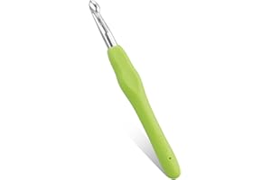 GUDQVOZIHG Uncinetto Ganci 8 Mm Colorato Uncinetto, Uncinetto Ganci Set Con Ergonomico Manico Morbido, Perfetto Per I Principianti E Esperti Amanti Crochet