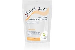 L-lysine Hydrochloride 1000mg Health Food Supplement Amino Acid 180 Tablets Pills HEALTHY MOOD UK
