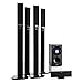 Produktbild auna Areal 653 • 5.1-Surround Sound-System • Heimkinosystem • Lautsprechersystem • 145 Watt RMS • 16,5 cm (6,5")-Sidefiring-Subwoofer • Bassreflex • 5 Satelliten Lautsprecher • Bluetooth • USB-Port • SD-Slot • AUX-Eingang • zwei Mikrofonanschlüsse • schwarz