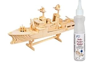 ARTIDEE CREARTEC - Holzleim-Punktkleber - für feine und genaue Verklebungen im Modellbau - 90g - Made in Germany