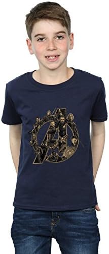 Marvel Boys Avengers Infinity War Marvel Logo T-Shirt