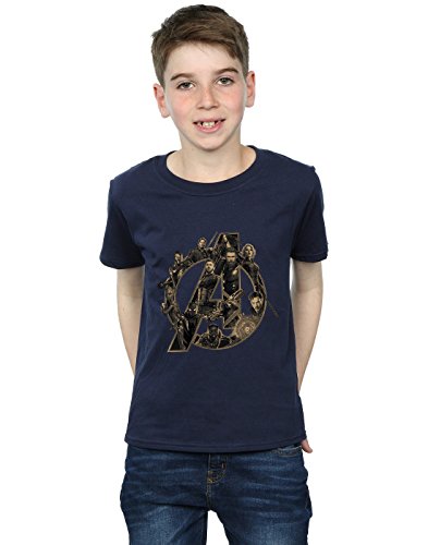 Marvel Boys Avengers Infinity War Marvel Logo T-Shirt