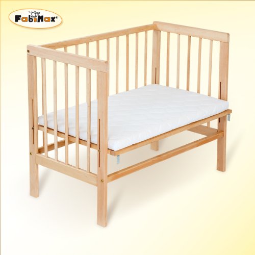 FabiMax Emily Baby Max Nature Foldaway Cot with Mattress