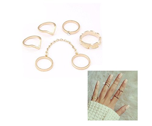 Preisvergleich Produktbild ILOVEDIY verstellbaren Ring Ringe Nagel-Ring Europa und Amerika Retro personalisierten Schmuck Ring Mädchen Kombination