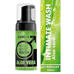 THE MENS LAB Intimate Wash For Men, Natural Ingredients, Aloe Vera Juice With Tea Tree, SLS and Paraben Free, 100ml