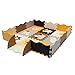 Produktbild mongrep Puzzle Spielmatte 23 Schaum Boden mit Zaun Baby Puzzlematte Tiere Formen und Haustiere Puzzle