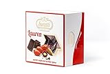 Buratti Confetti alla Mandorla Ricoperta di Cioccolato, Tenerezze Vassoio Rosso - 500 g