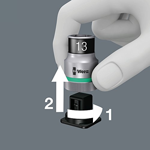 Wera 8790 HMC HF 1 Bit-Sortiment, Zyklop Steckschlüsseleinsatz-Satz mit Haltefunktion, 05004203001 - 5