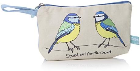 Casey Rogers Bird Song Blue Wash Bag - Stand out from the crowd - 24cm Make up travel Bag