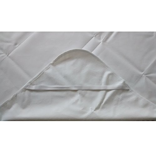 Dobnig Molton Matratzenauflage PE/PP Weiß 626916 Matratzenschoner Wasserdicht Matratzenschutz Betteinlage Inkontinenz Spann-Auflage 140×200 cm - 4