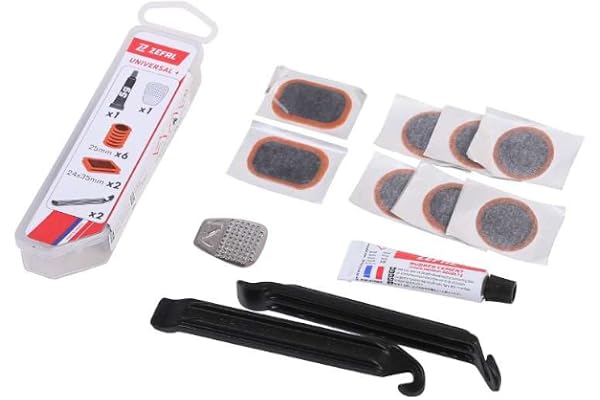 33211 - kit de 8 patchs pour pneus à plat avec démonte-pneus