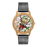 Damen Mode Uhren Beiläufig Silicagel Band Analoge Quarz Runde Armbanduhr Uhr für Freundin Groveerble