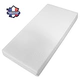 MODULIT Matelas en Tencel, déhoussable, pour lit enfant 70x140cm, Fabrication Française