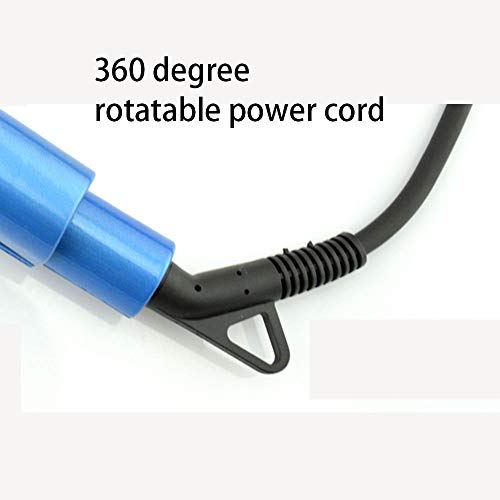 Professional Hair Straighteners Wide Plates with Digital LCD Display Dual Voltage Salon Fast Hair Styler Blue