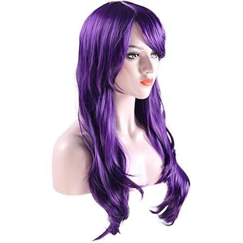 Amazon.co.uk purple wig