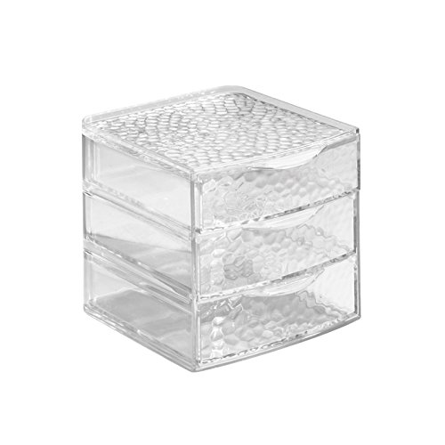 mDesign Schubladenbox – die Aufbewahrungsbox mit drei Schubladen, ideal als Kosmetik Organizer - 5