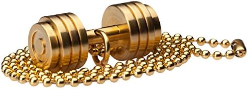 WHYRAL bodybuilding fitness crossfit dumbbell chain (Dumbbell 1 - Gold)