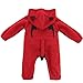 iEFiEL Baby Girls Winter Halloween Romper Jumpsuit Costume Outfit Red 6-9 Months