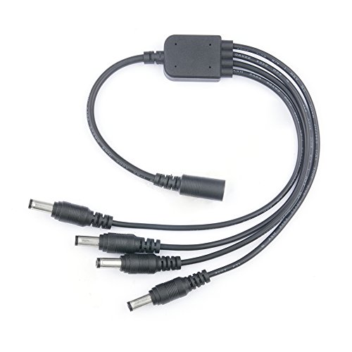 [TUV GS LISTED] HUIKEYUAN 9V 2A Ladegerät/Netzteil Ladekabel 4 WAY DAISY CHAIN für GUITAR EFFECT PEDAL Gitarren-Bass-Verstärker-Effekt-Pedal Boss PSA-120 PSA-120S, Boss Roland Effects pedals, Electro-Harmonix US96DC-200BI, Behringer PSU-SB, Planet Waves PW-CT-11, Digitech PS200R, Jim Dunlop ECB003US, Danelectro Honeytone Mini Amplifier, Ditto Looper, Ditto Looper x2, Cry Baby Wah Wah, PolyTune 2, Donner, Vox, TC, Zoom(Mitte: Negativ) - 6