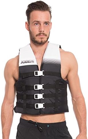 Jobe Dual Jet Nylon Vest for Swimming Boat Water Ski Vest Black
