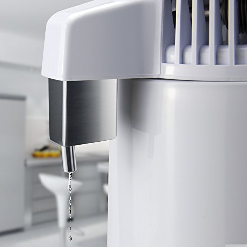 LifeBasis Wasserdestilliergerät Wasserdestillierer Wasserdestille Wasser Destille mit Sammelkanne und einem tragbaren TDS Wasserqualität Messgerät - 6