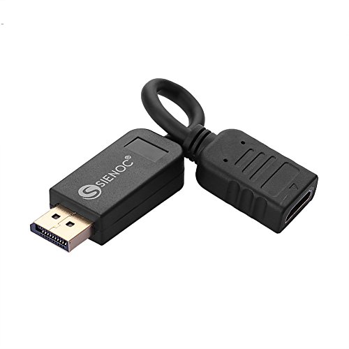 SIENOC Displayport DP Stecker zu HDMI Buchse Adapter Kabel Video Audio Converter PC Latop - 2